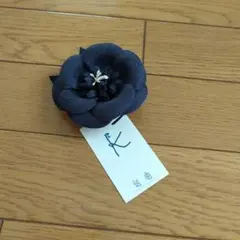 組曲 キッズ コサージュ ネイビー