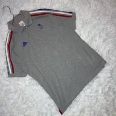 『アディダス』 (M) 半袖ポロシャツ オリンピック 刺繍ロゴ TEAMGB