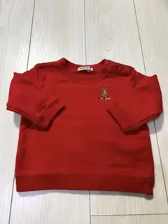 ミキハウス　赤 トレーナー 70サイズ