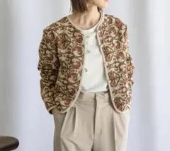 【select MOCA】2022 SS ゴブラン柄ショートジャケット