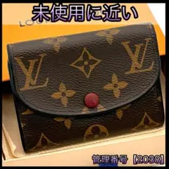 ルイヴィトン 折財布 モノグラム フューシャ ポルトモネ ロザリ 2038