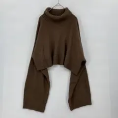 ACYM アシーム ブラウン タートルネック セーターのサムネイル