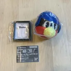 プロ野球マスコットフェイスぬいぐるみ つば九郎 ユニフォームマグネット ヤクルト