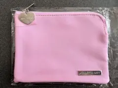 JILL STUART ピンクポーチ ハートチャーム付き