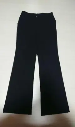 DHOLIC 裏起毛パンツ ブラック