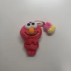 エルモ ぬいぐるみ マスコット ストラップ付き