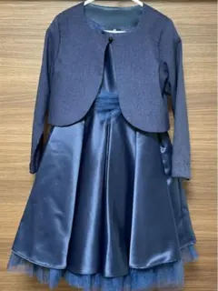 キャサリンコテージ　ボレロ　ドレス　紺　130