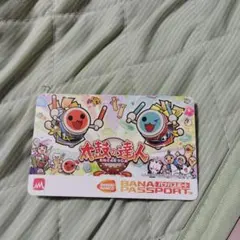 太鼓の達人×アイドルマスター　コラボ限定デザインバナパスポートカード 値下げ激レア アイドルマスターx太鼓の達人コラボデザイン バナ