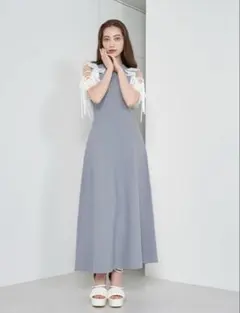 Darich フリルリボンニットロングワンピース(値下げ中)