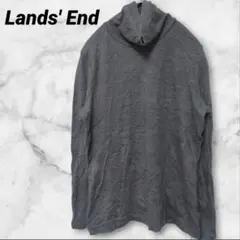 Lands' End グレー タートルネック Tシャツ S/P