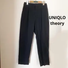 ユニクロ ×セオリー　感動タックイージーパンツ　Mサイズ　ブラック　theory