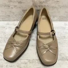 【美品】Achilles SORBO ウェッジソール パンプス ベージュ