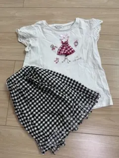 ま*り様 エニファム　Tシャツ、スカッツセット120.130
