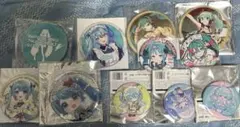 初音ミク　レーシングミク　コミケ　雪ミク　缶バッジ　セット