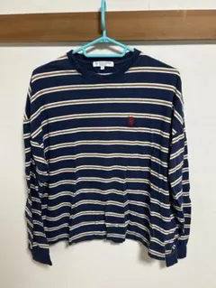 S. POLO ASSN. ストライプ長袖Tシャツ L