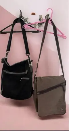 ⭐️ショルダーバッグ 2点セット ブラック ブラウン