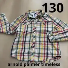 arnold palmer timeless チェックシャツ 130