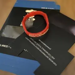 ⭐️【新品】POWER BALANCE シリコンブレスレット レッド Mサイズ⭐️のサムネイル