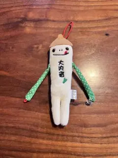 【ご当地モケケ】福島限定 大内宿 ねぎそば ぬいぐるみ マスコット ストラップ