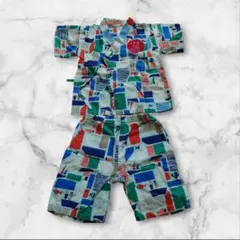 【1-17】BIT'Z 甚平 110サイズ カラフル