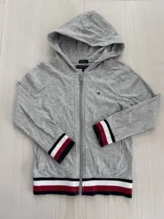 TOMMY HILFIGER フード付きパーカー 110サイズ グレー