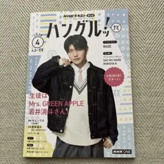 ハングルッ！ ナビ テキスト 4月号 NHK 若井滉斗