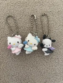 キティ夢みるエンジェルスイング ＆ポチャッコ いたずらこあくまスイング3点セット