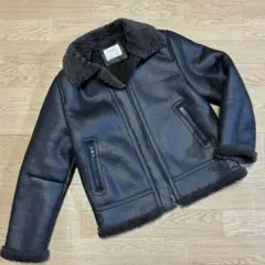 フェイクレザージャケット（ZARA）