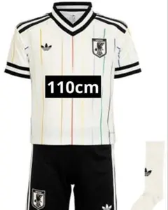  サッカー日本代表 アウェイ　ユニフォーム　３点セット 110cm adidas サッカー日本代表 アウェイ ユニフォーム 3点セット 110cm