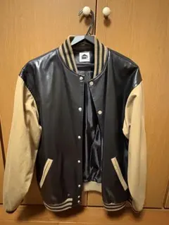 Fafatt スタジャン ブラック/ベージュ