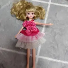 リカちゃん 人形本体 ピンクドレス