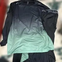 RUNNING スポーツウェア 3点セット　2XL グリーン