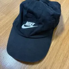 NIKE ナイキ キャップ ブラック 黒 ロゴ刺繍 ワンサイズ