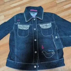 grafia ダークデニムジャケット 140