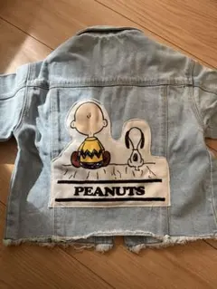 zarakids PEANUTS チャーリー・ブラウン デニムジャケット