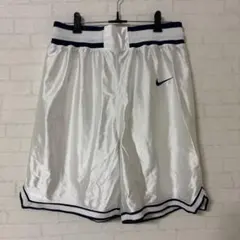 K1985 Nike バスケットボールショートパンツ ホワイト/紺 メンズ L