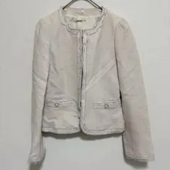 BRIGITEE ノーカラージャケット サイズ32