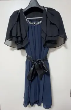 パーティドレス ワンピース ボレロ付き 2点セット