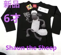 新品 タグ付 長袖 Tシャツ ひつじのショーン　6才　両面絵有り