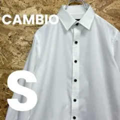 ★CAMBIO★長袖シャツ★ドレスシャツ★日本製★サイズS★白★美品★送料無料★のサムネイル