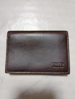 TAKEO KIKUCHI タケオキクチ 名刺入れ カードケース ブラウン