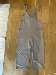 Samansa Mos2 ベージュサロペット