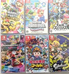 任天堂スイッチ　人気ソフト6本セット