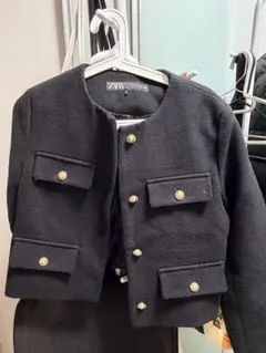 ZARA グレー ショートジャケット