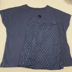 AIRism ネイビー ルームウェアセット