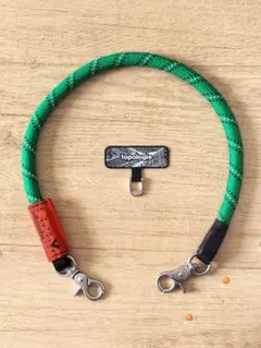 【新品未使用】Topologie 10mm ロープストラップ グリーンのサムネイル