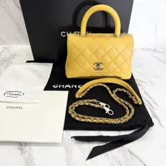 【新品未使用】シャネル ココハンドル ミニ xxs キャビアスキン