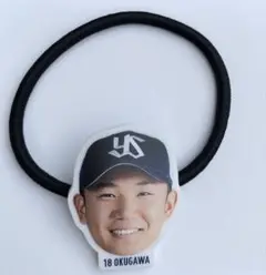 選手フェイスヘアゴム　東京ヤクルトスワローズ奥川恭伸選手