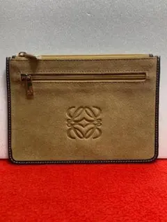LOEWE スエード ポーチ