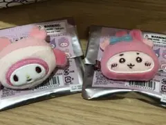 ちいかわ サンリオ シークレット ヘアクリップ カニ マイメロ